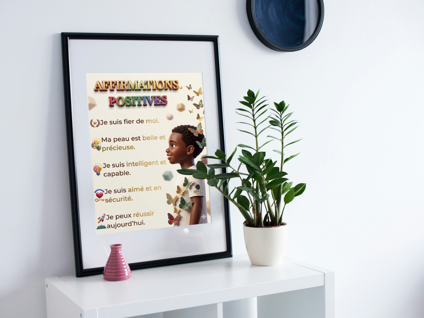 L’Affiche qui apprend à ton enfant à s’aimer— Affiche Garçon | À imprimer