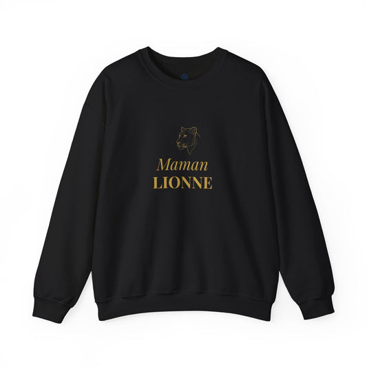 Sweat Maman Lionne — Cadeau Fête des Mères AfroBright Kids