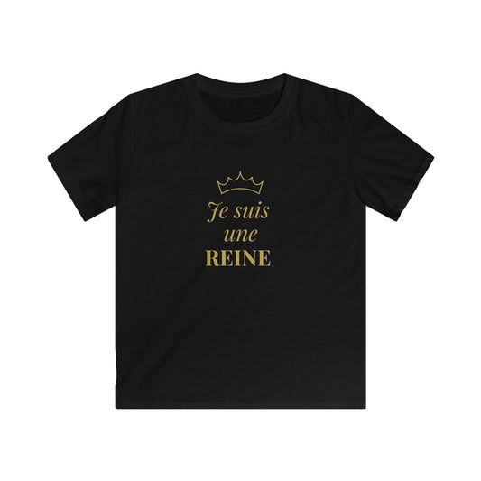 T-shirt Enfant Je suis une Reine — Duo Mère-Fille AfroBright Kids