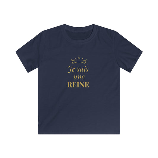 T-shirt Enfant Je suis une Reine — Duo Mère-Fille AfroBright Kids
