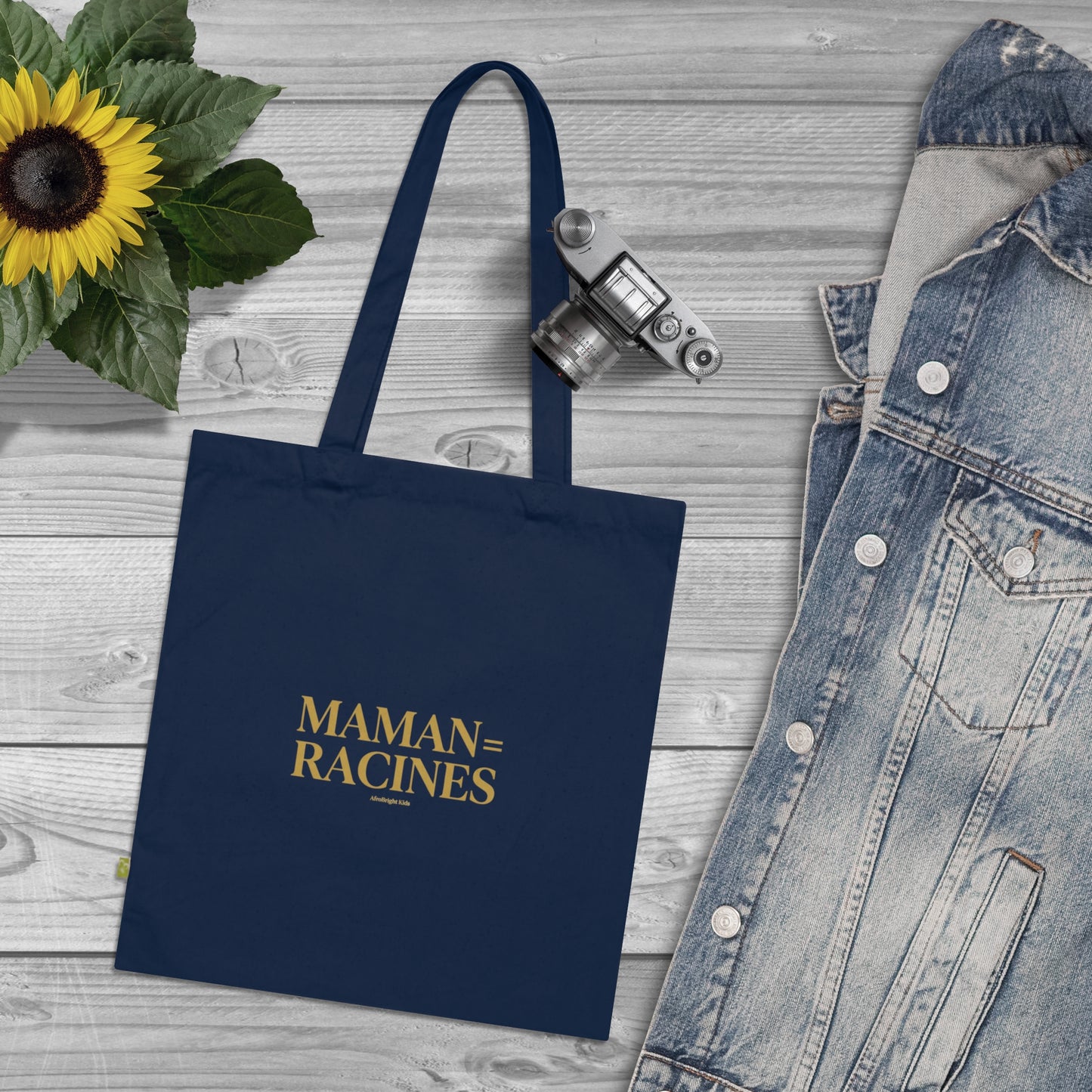 Tote Bag Maman = Racines — Cadeau Fête des Mères AfroBright Kids