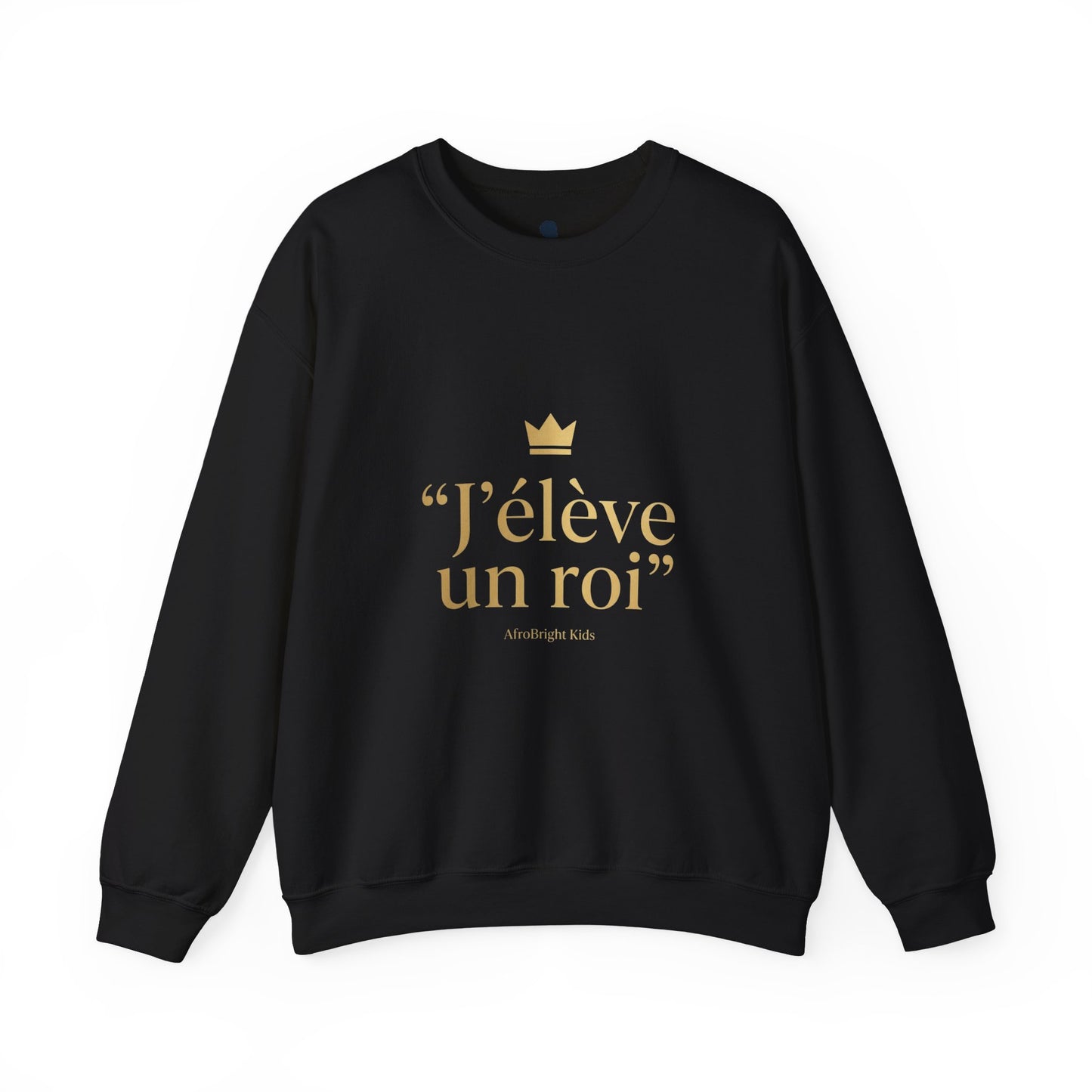 Sweat Maman J'élève un roi — Cadeau Maman AfroBright Kids