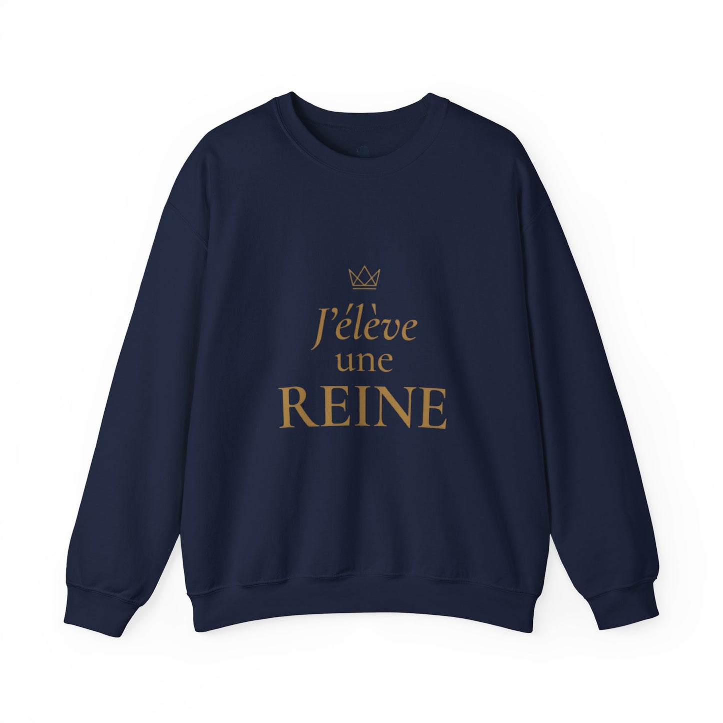 Sweat Maman J'élève une Reine — Cadeau Maman AfroBright Kids